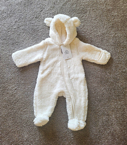 Weißer babyoverall aus - h&m,
