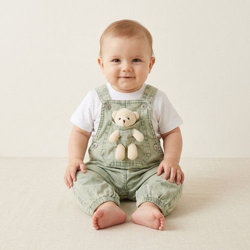 Baby strampler latzhose - strampler,