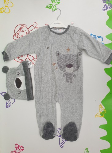 Strampler overall mit - overall, mütze
